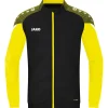 Jako Polyesterjacke Performance schwarz-gelb