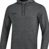Jako Premium Basics Kapuzensweat anthrazit meliert