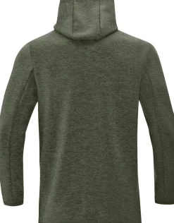 Jako Premium Basics Kapuzenjacke khaki meliert