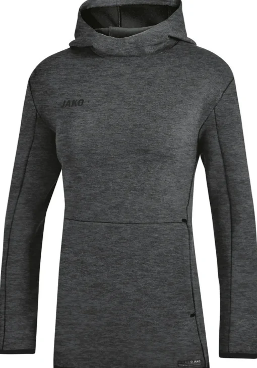 Jako Premium Basics Kapuzensweat anthrazit meliert