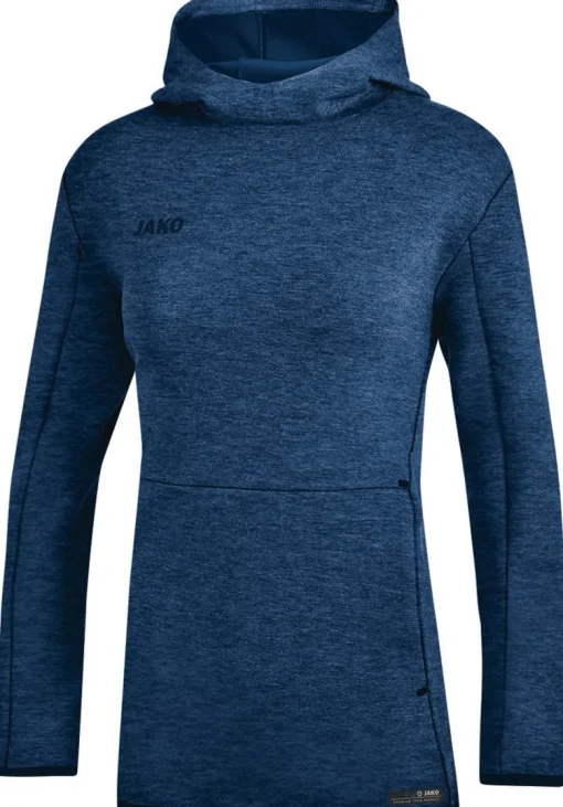 Jako Premium Basics Kapuzensweat marine meliert