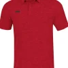 Jako Premium Basics Polo rot meliert