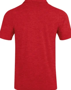 Jako Premium Basics Polo rot meliert