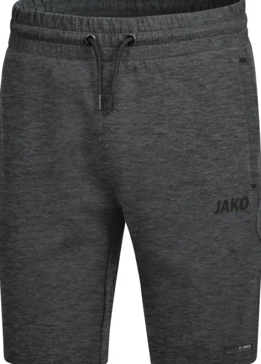 Jako Premium Basics Shorts anthrazit meliert