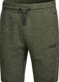 Jako Premium Basics Shorts khaki meliert