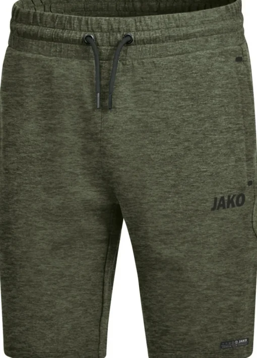 Jako Premium Basics Shorts khaki meliert
