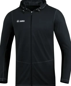 Jako Run 2.0 Kapuzenjacke schwarz