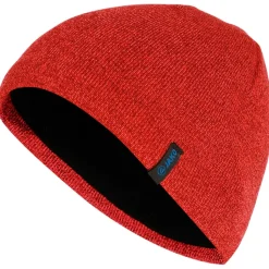 Jako Strickmütze rot meliert