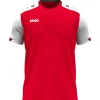 Jako T-Shirt Dynamic rot-weiß-dunkelrot