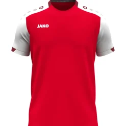 Jako T-Shirt Dynamic rot-weiß-dunkelrot