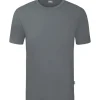 Jako T-Shirt Organic Stretch steingrau