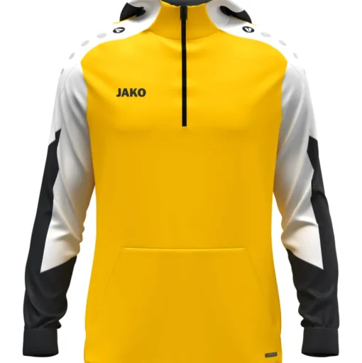 Jako Zip Hoodie Dynamic gelb-weiß-schwarz