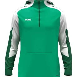 Jako Zip Hoodie Dynamic grün-weiß-dunkelgrün