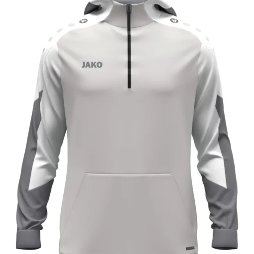 Jako Zip Hoodie Dynamic hellgrau-weiß-grau