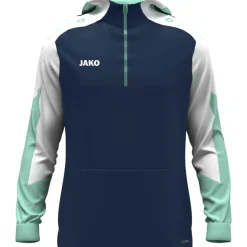 Jako Zip Hoodie Dynamic marine-weiß-minze