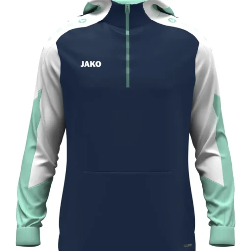 Jako Zip Hoodie Dynamic marine-weiß-minze
