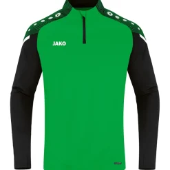 Jako Ziptop Performance grün-schwarz