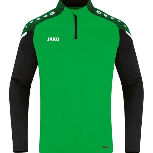 Jako Ziptop Performance grün-schwarz