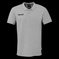Kempa Prime Polo Shirt Kinder dark grau melange
