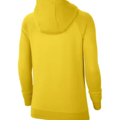 Nike Damen Fleece Hoodie Park 20 gelb-schwarz
