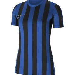 Nike Damen Kurzarm Trikot Striped Division IV blau-schwarz
