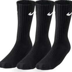 Nike 3er Pack Value Crew Sportsocken schwarz