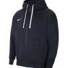 Nike Herren Full Zip Fleece Hoodie Park 20 blau-weiß
