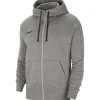 Nike Herren Full Zip Fleece Hoodie Park 20 grau-schwarz