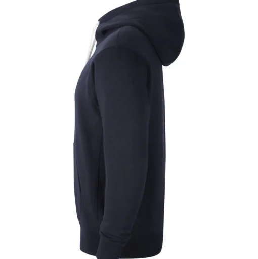 Nike Herren Full Zip Fleece Hoodie Park 20 blau-weiß