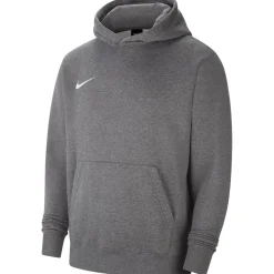 Nike Kinder Fleece Hoodie Park 20 grau-weiß