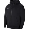 Nike Kinder Full Zip Fleece Hoodie Park 20 schwarz-weiß
