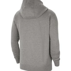 Nike Kinder Full Zip Fleece Hoodie Park 20 grau-schwarz