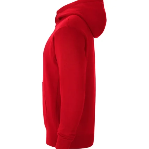 Nike Kinder Full Zip Fleece Hoodie Park 20 rot-weiß