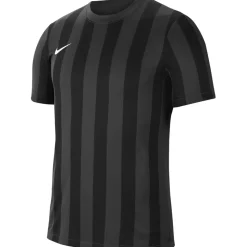 Nike Kinder Kurzarm Trikot Striped Division IV grau