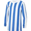 Nike Kinder Langarm Trikot Striped Division IV weiß-blau
