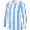 Nike Kinder Langarm Trikot Striped Division IV weiß-blau