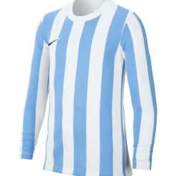 Nike Kinder Langarm Trikot Striped Division IV weiß-blau