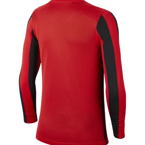 Nike Kinder Langarm Trikot Striped Division IV rot-schwarz