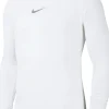 Nike Park First Layer Langarm Shirt weiß-cool grey