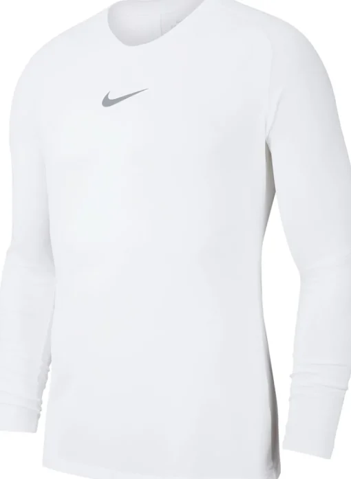 Nike Park First Layer Langarm Shirt weiß-cool grey