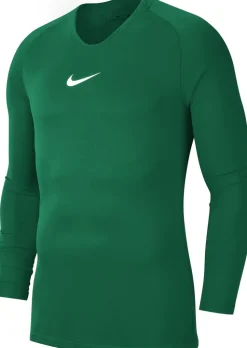 Nike Park First Layer Langarm Shirt pine green-weiß