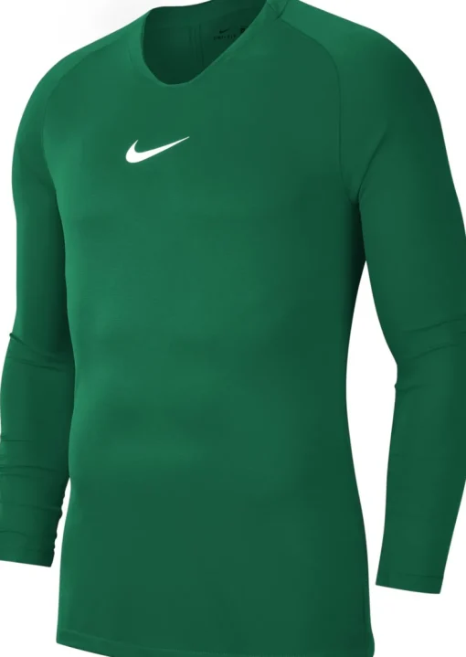 Nike Park First Layer Langarm Shirt pine green-weiß