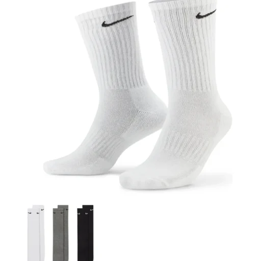 Nike Socken Everyday Cushioned 3er Pack schwarz-weiß-grau
