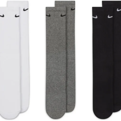 Nike Socken Everyday Cushioned 3er Pack schwarz-weiß-grau