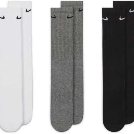 Nike Socken Everyday Cushioned 3er Pack schwarz-weiß-grau