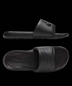 Nike Victori One Slide Badelatsche Damen schwarz
