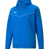Puma Allwetter Trainingsjacke teamRISE blau-weiß