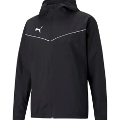 Puma Allwetter Trainingsjacke teamRISE schwarz-weiß