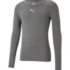 Puma Baselayer Langarm Shirt Liga grau