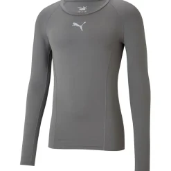 Puma Baselayer Langarm Shirt Liga grau